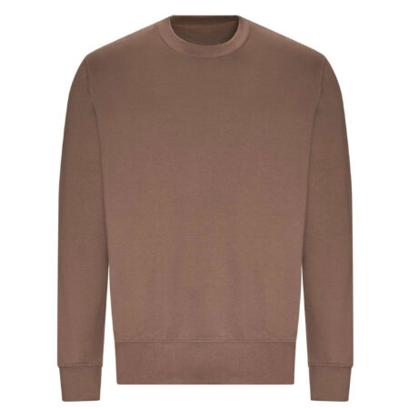 Unisex Φούτερ crewneck - Καφέ/Μόκα 80/20