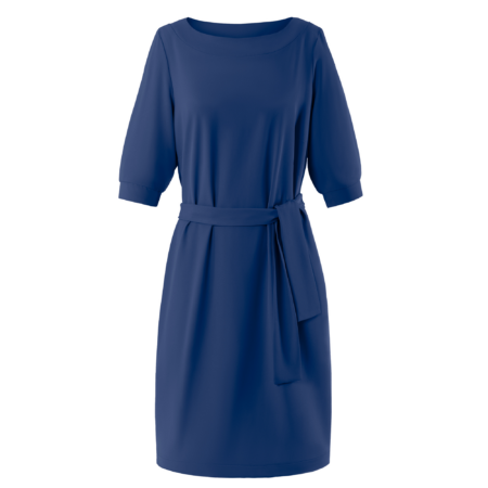 Ελαστικό Φόρεμα Υποδοχής AMELIE - Navy Blue